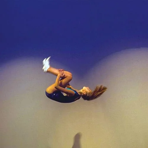 Foto van Trampolinespringen